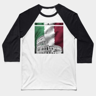 Italy flag Baseball T-Shirt